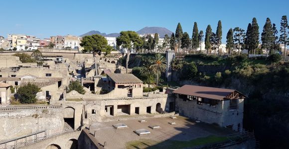 Neapol: Pomiń jednodniową wycieczkę do Herkulanum i Wezuwiusza