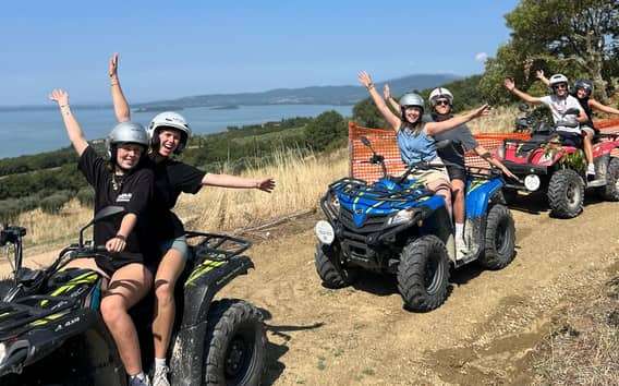 Quad-túra a Trasimeno-tónál San Savinóból