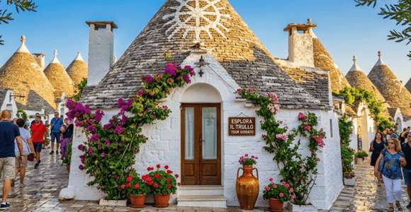 Desde Brindisi Alberobello Ostuni Locorotondo: tour guiado