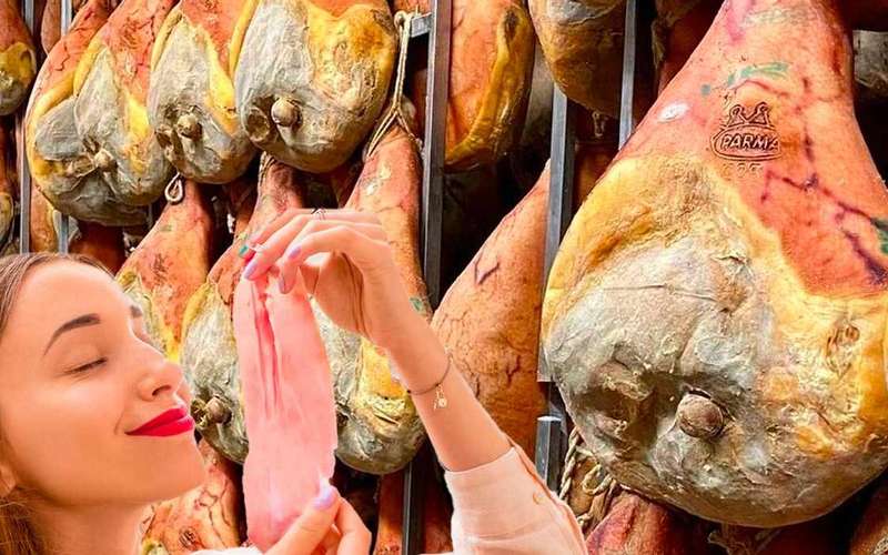 Prosciutto di Parma gyári túra sonkakóstolóval