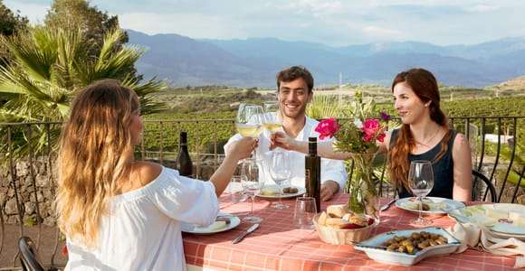 De Taormina: Tour gastronómico e degustação de vinhos do Monte Etna