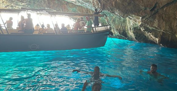 Kotor : Grotte bleue et tour en bateau de la Dame des rochers