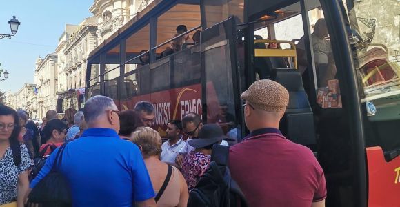 Desde Catania: Excursión al Etna en autobús panorámico