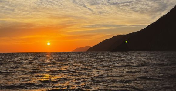 Portovenere : Croisière au coucher du soleil sur l'île de Palmaria et la grotte de Lord Byron