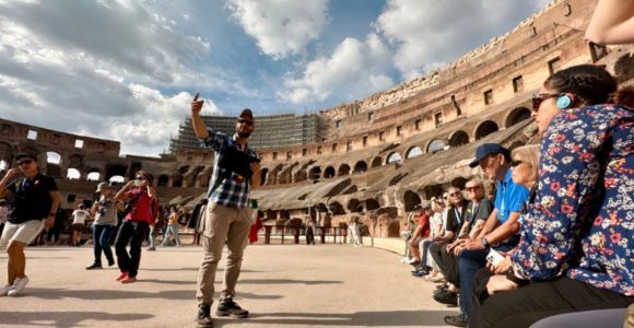 Roma: Visita a la Arena del Coliseo, Foro Romano y Palatino