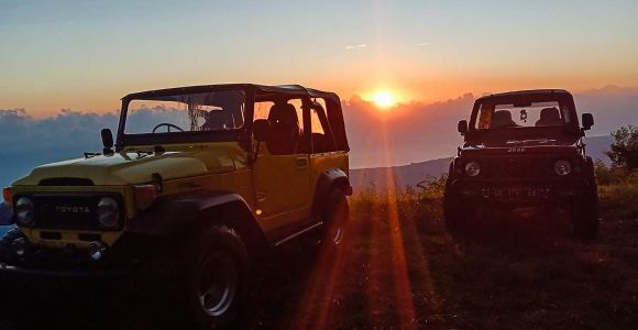 Monte Batur: tour en jeep al amanecer y aguas termales naturales