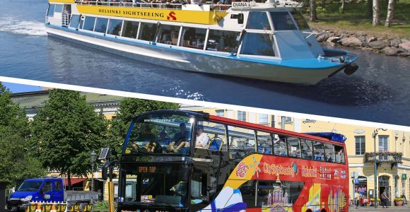 Helsinki by Bus and Boat 24-Hour Combo Ticket