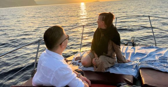 Tour en bateau au coucher du soleil à Palerme