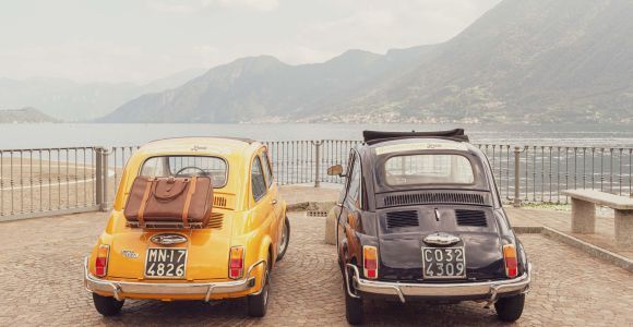 Lago di Como: Noleggio di una Fiat 500 storica