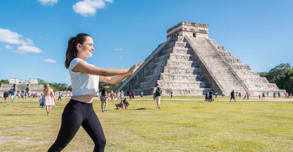 Cancún: Tour di Chichén Itzá con Cenote Hubikú e Valladolid