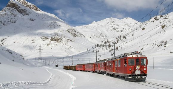 Z Mediolanu: Rejs po jeziorze Como, St. Moritz i czerwony pociąg Bernina