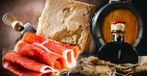Parma: Wycieczka z degustacją serów, szynki i octu balsamicznego