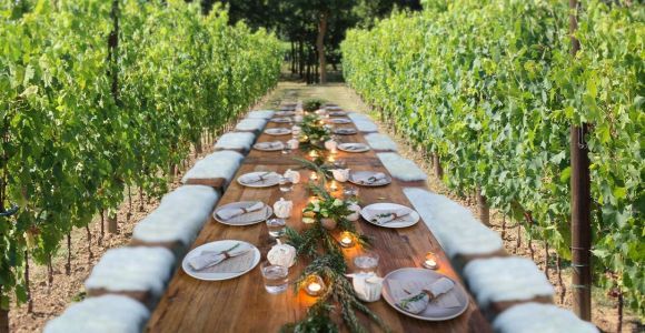 Сан-Джиминьяно: романтический обед на винограднике