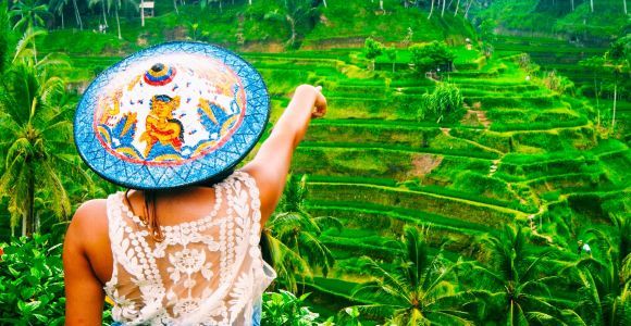 Ubud : Cascade, rizières en terrasses et forêt de singes visite privée