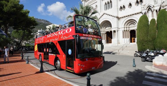 Monaco : Visite guidée de Monte Carlo en bus avec montée et descente