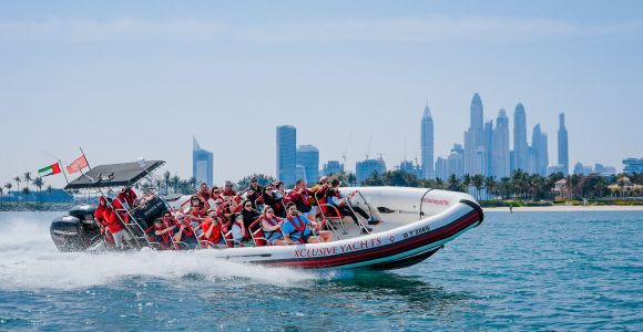 Tour in motoscafo di Dubai: Marina, Atlantis, Palm e Burj Al Arab