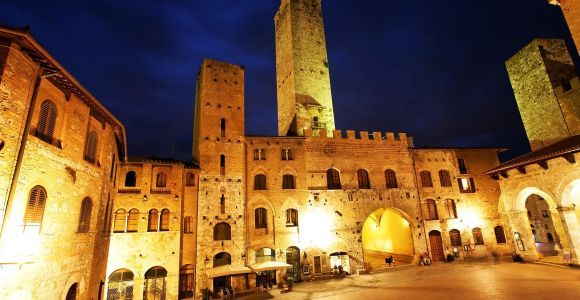 Au départ de Sienne : Excursion au coucher du soleil dans le Chianti et à San Gimignano