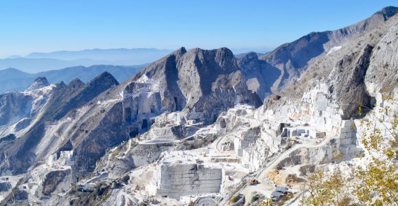 Colonnata: Zwiedzanie kamieniołomów marmuru Carrara jeepem