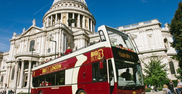 Лондон: экскурсия на большом автобусе и речной круиз