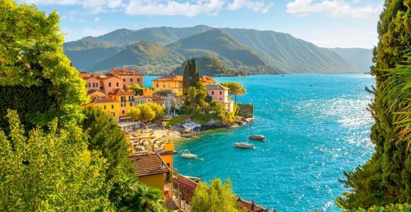 Desde Milán: Barco privado al Lago de Como, Lugano y Bellagio