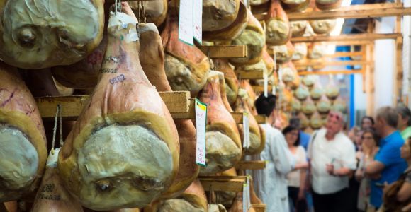 De Bologne : visites et dégustations de la fabrique de fromage et de jambon de Parme