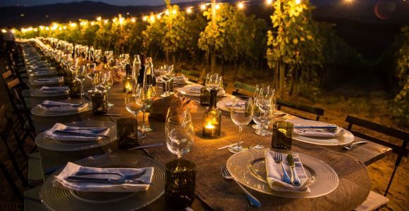 Сан-Джиминьяно: романтический ужин в винограднике