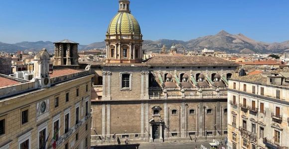 Palermo: tour a pie por el centro histórico con vistas desde el tejado
