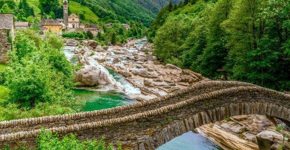 Encantadora Suiza: Valle de Verzasca y Ascona desde Como