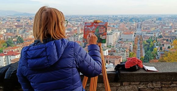 Bergamo: Create your painting en plein air!