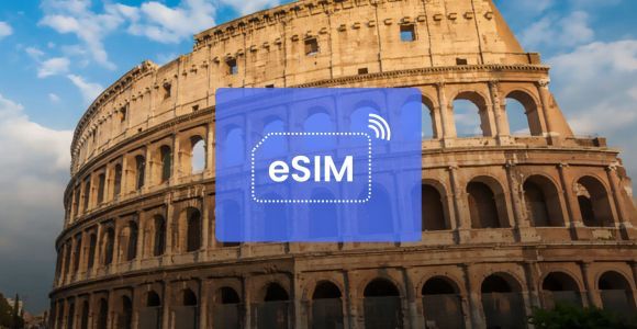 Рим: Италия и Европа eSIM Мобильный тарифный план для передачи данных в роуминге