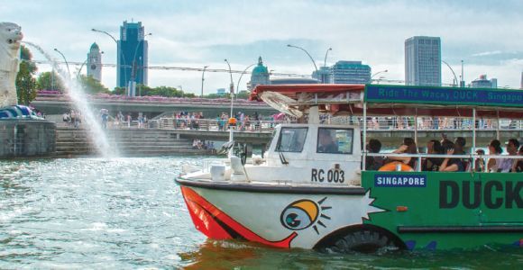 Singapore: Tour guidato della città in Duck Boat