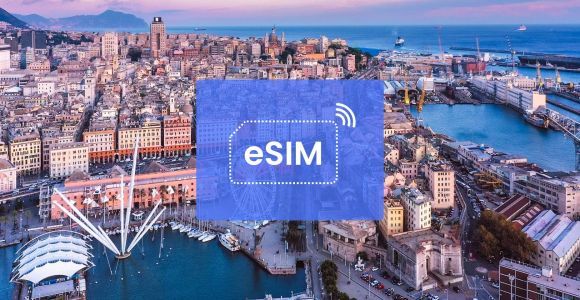Генуя: Италия/Европа eSIM Мобильный тарифный план на передачу данных в роуминге