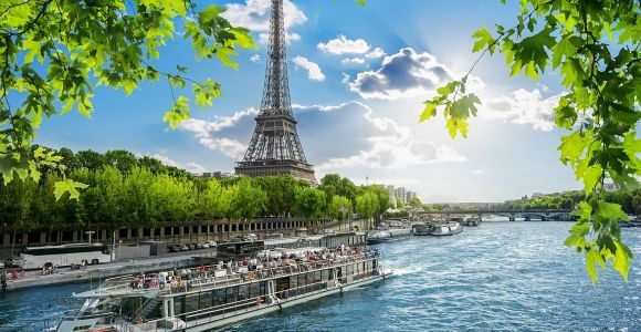 París: Crucero de un día o al atardecer con bebida, helado o postre