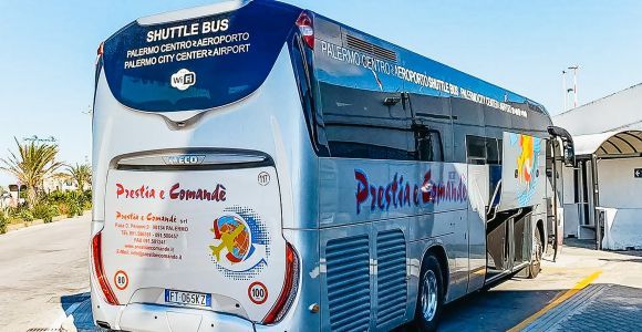 Palerme : Transfert en bus de/vers l'aéroport et le centre ville