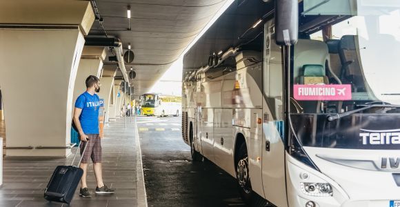 Рим: трансфер на автобусе между аэропортом и вокзалом Термини