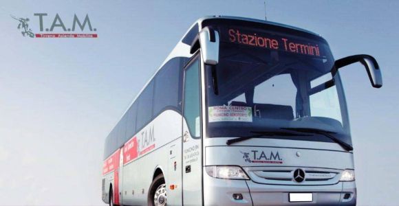 Rzym: Autobus między lotniskiem Fiumicino a stacją Termini/Ostiense