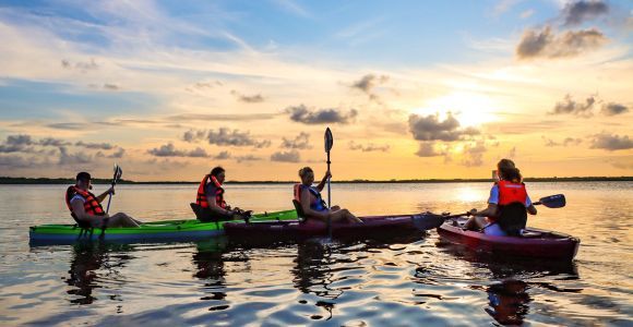 Cancun: Kajak-Erlebnis bei Sonnenuntergang in den Mangroven