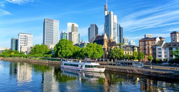 Frankfurt: Torre del Meno con entradas y visita guiada del casco antiguo