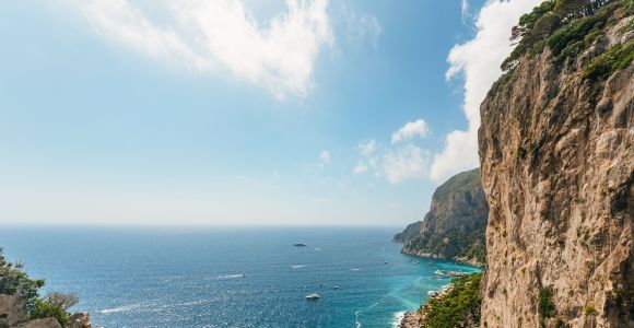 Depuis Naples : Visite touristique du Golfe de Naples et de Capri en bateau