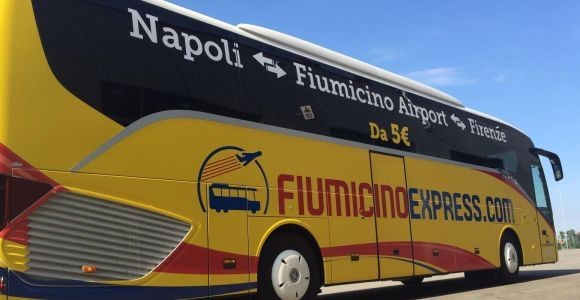 Von Neapel aus: Bustransfer zum Flughafen Rom Fiumicino
