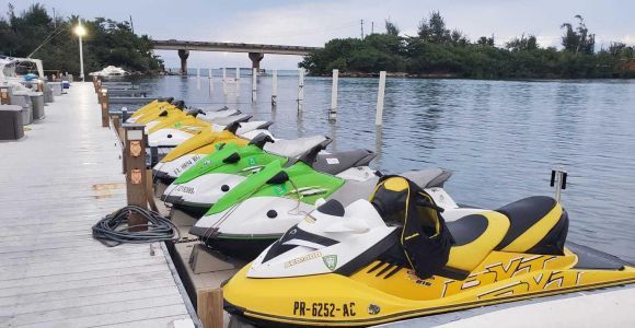 Porto Rico: Tour guidato in moto d'acqua sulla costa orientale a Isla Verde