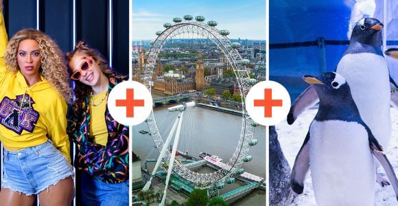 Londyn: Bilet łączony do Madame Tussauds, London Eye i SEA LIFE