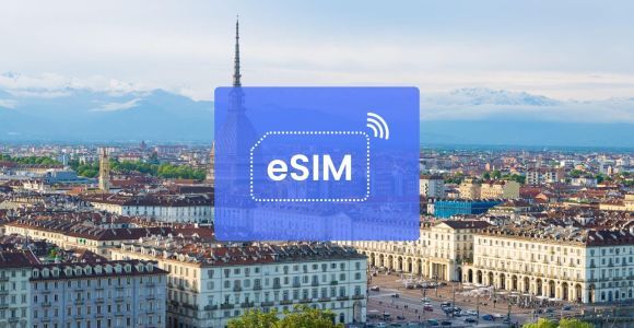 Turín: Italia/ Europa eSIM Roaming Plan de Datos Móviles