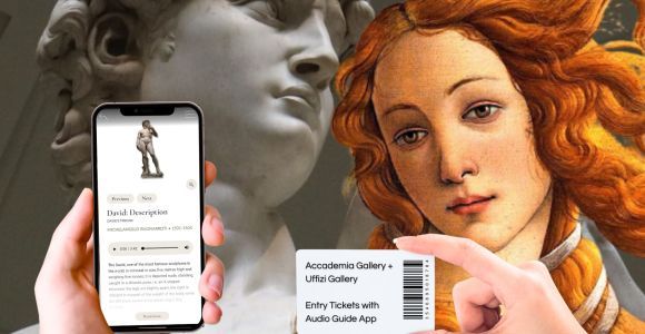Florencja: Uffizi i Accademia Bilety priorytetowe z aplikacją audio