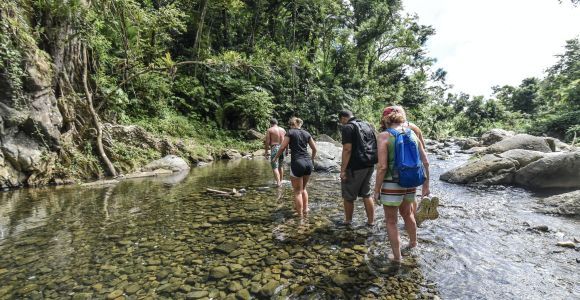 San Juan: Wycieczka łączona kajakiem po lesie deszczowym El Yunque i Bio Bay