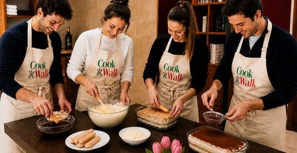 Bari: experiencia de pasta y «gelato» con tiramisú y bebidas