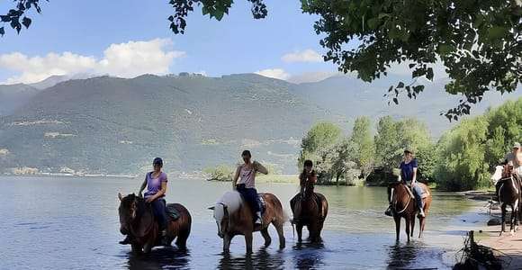 Lago di Como: tour a cavallo da Colico