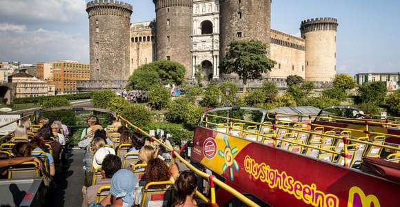 Nápoles: Bilhete de Ônibus Hop-on Hop-off 24 Horas