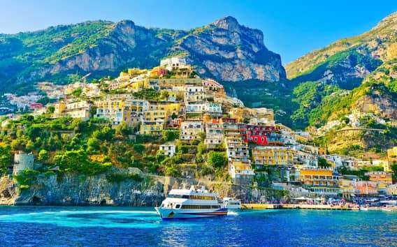 Z Říma: Celodenní výlet na pobřeží Amalfi a do Positana