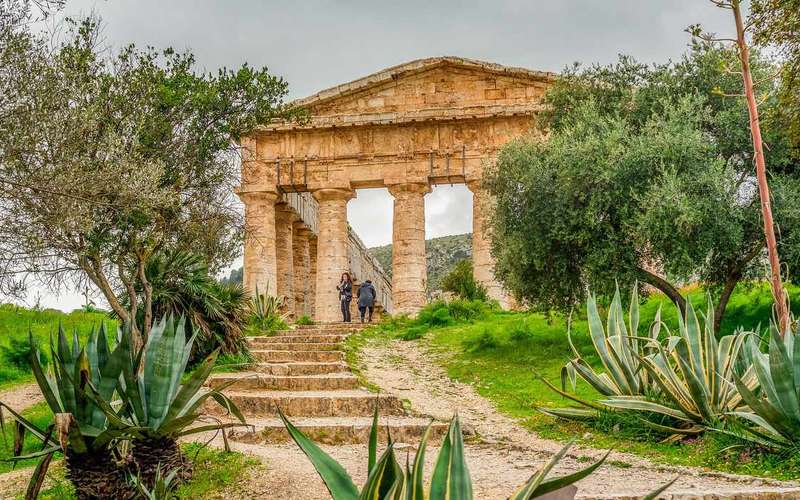 Segesta és Erice egynapos kirándulás Palermóból, sórétekkel